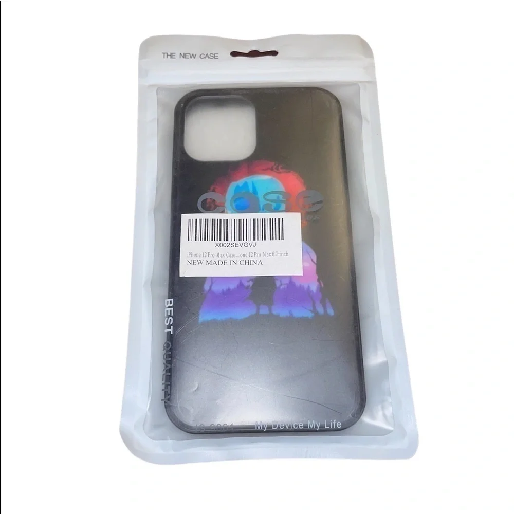 NIB iPhone 12 Pro Max Halloween Red Moon/Shadow Man Spooky Scary Case